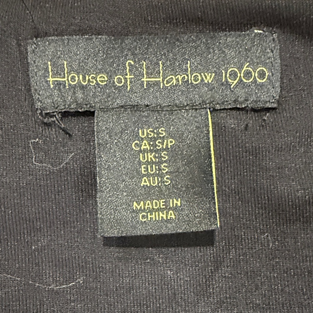 House of Harlow 1960 Asymmetrical Plaid Dress in Brown - Picture 9 of 9